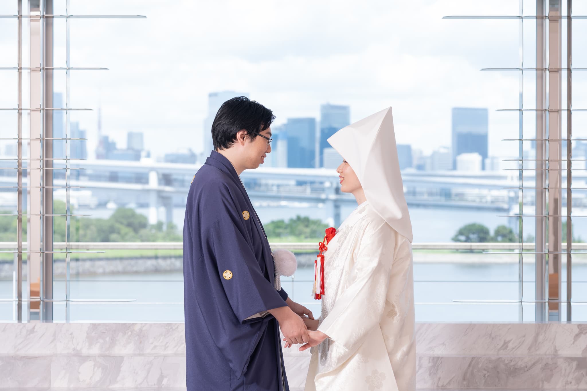 和装で彩る特別な一日。国境を越えて結ばれたお二人の結婚式♥